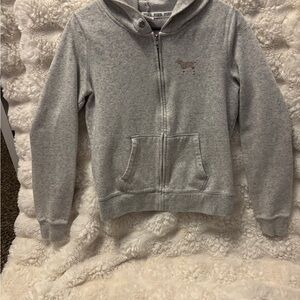 PINK Victoria's Secret Light Gray Hoodie